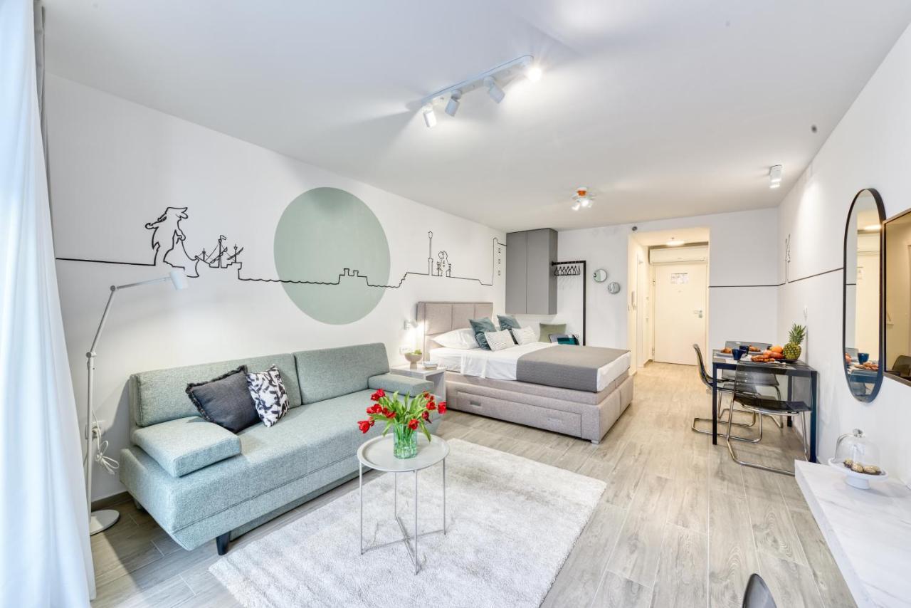 Hica Apartments La Linea Studio Apt With Balcony Dubrovnik Luaran gambar